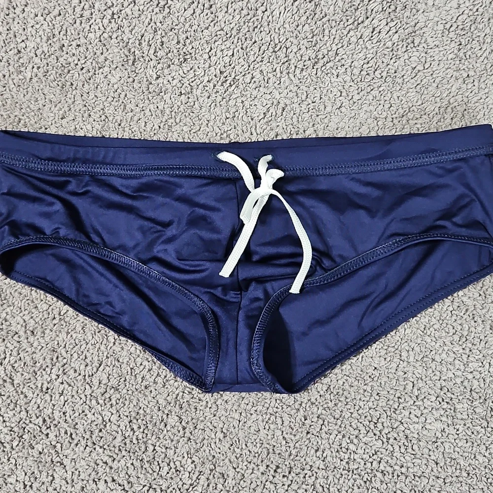 AussieBum Navy Swim Briefs - Picture 3 of 9